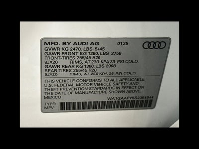 2025 Audi Q5 45 S line Premium quattro