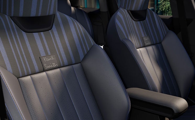 Exclusive Nightshade Blue upholster seats